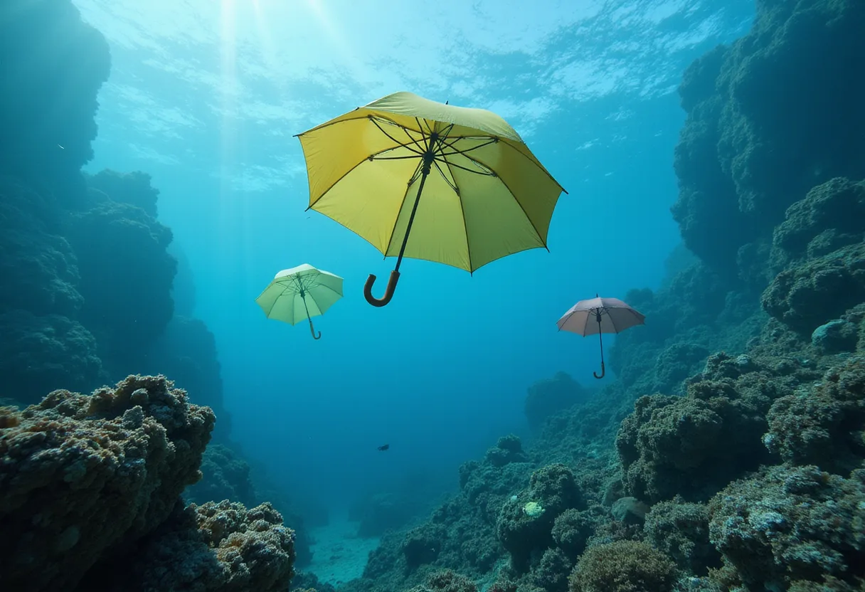 Underwater umbrellas for coral reefs could help protect against heat damage