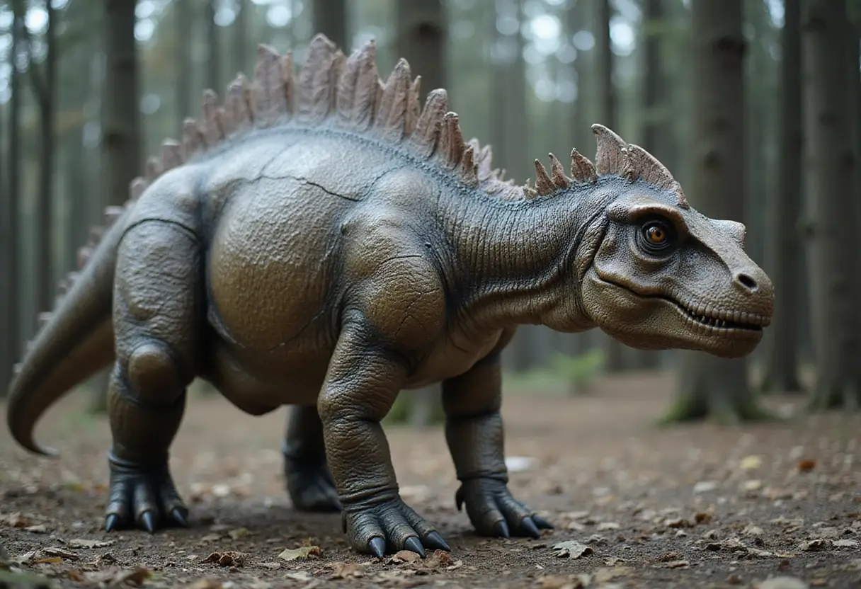 Rare armored dinosaur found in Japan may have ancestors that migrated across a land bridge 100 million years ago