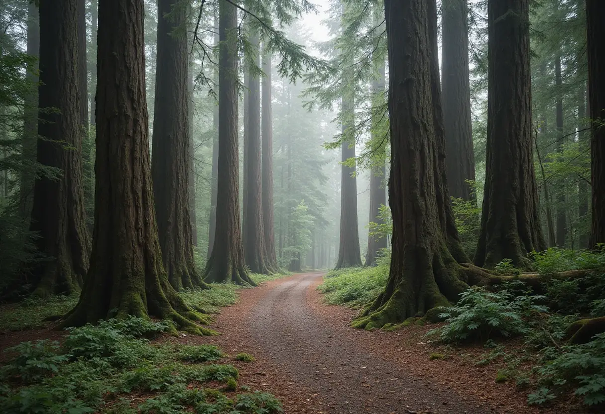 Coast redwoods slow their 'breathing' and 'eating' when temperatures spike